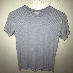 A blue short sleeve brandy Melville